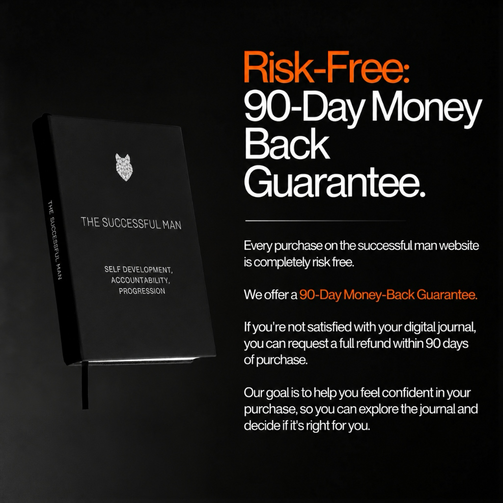 90-Day Money-Back Guarantee - The Successful Man Journal Digital PDF